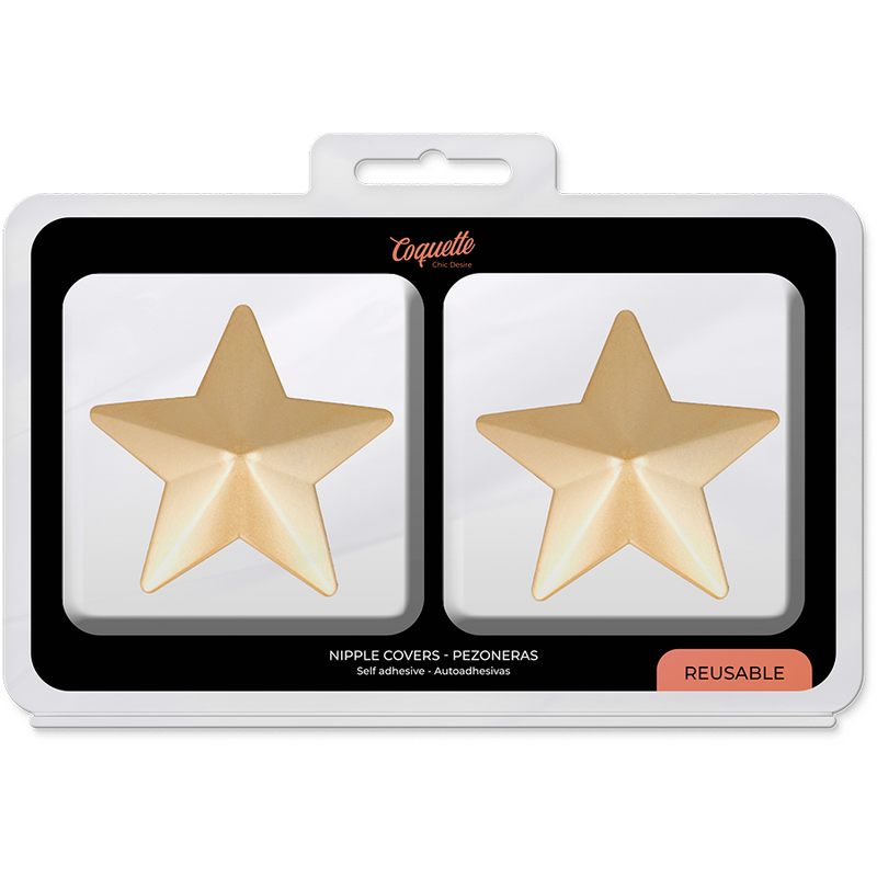 Copricapezzoli a Stella Coquette Chic Desire — Metallo Dorato