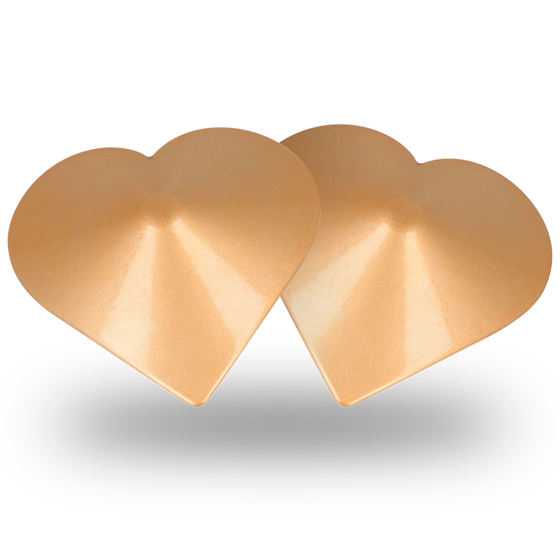 Copricapezzoli a Cuore Dorati Coquette Chic Desire — Metallo