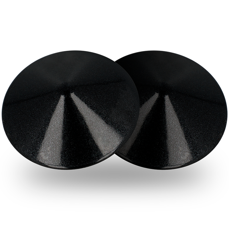 Copricapezzoli Rotondi in Metallo Coquette Chic Desire — Nero