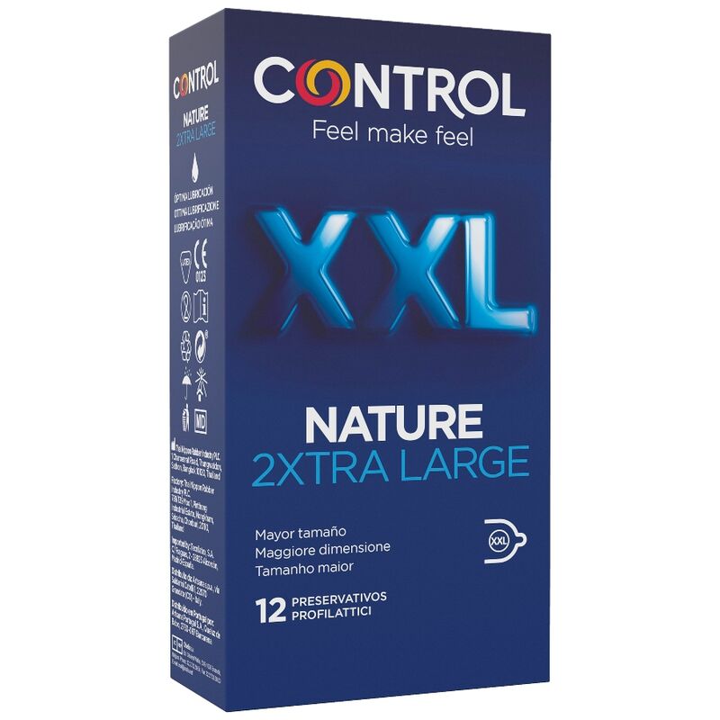 Preservativi XXL Control Nature 2 Xtra Large — 12 Unità