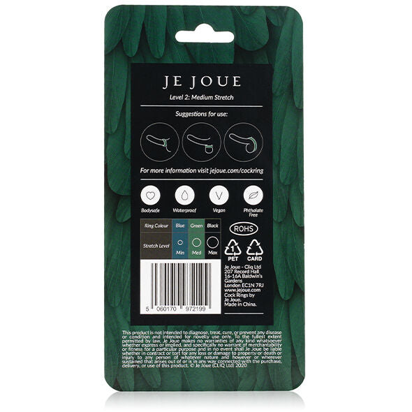 Anello Fallico Je Joue Silicone — Strozzatura Media, Verde