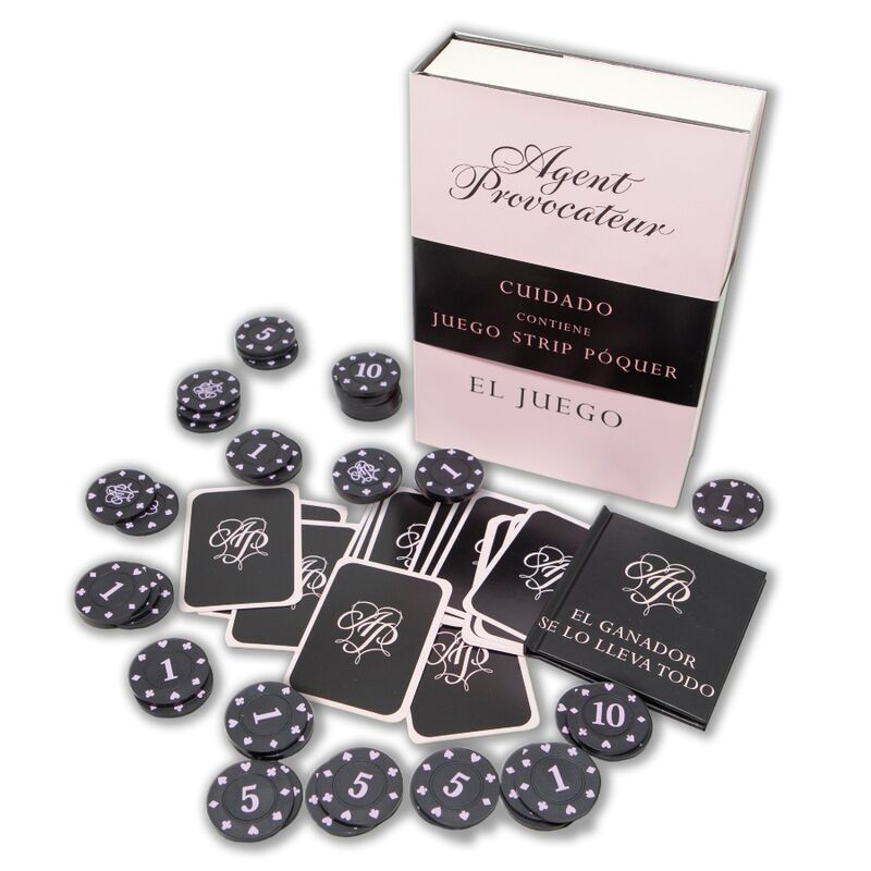 Kit Strip Poker con Gettoni e Carte Diablo Picante — Gioco Adulti