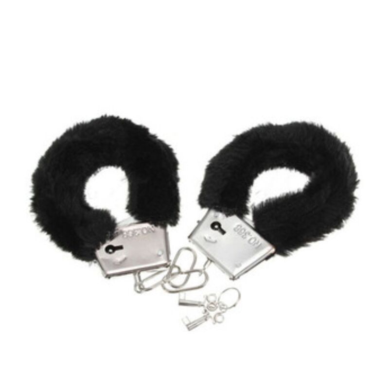 Manette BDSM Peluche Diablo Picante Pleasure — Nere