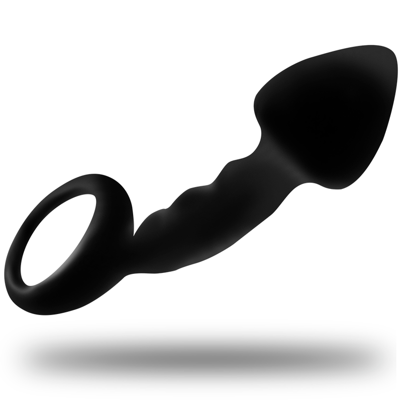 Plug Anale a Costine con Anello Ohmama