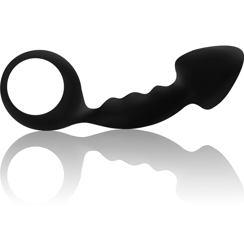 Plug Anale a Costine con Anello Ohmama