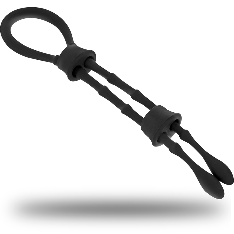 Anello Fallico con Cockring e Stimolatore Ohmama Fetish — Silicone