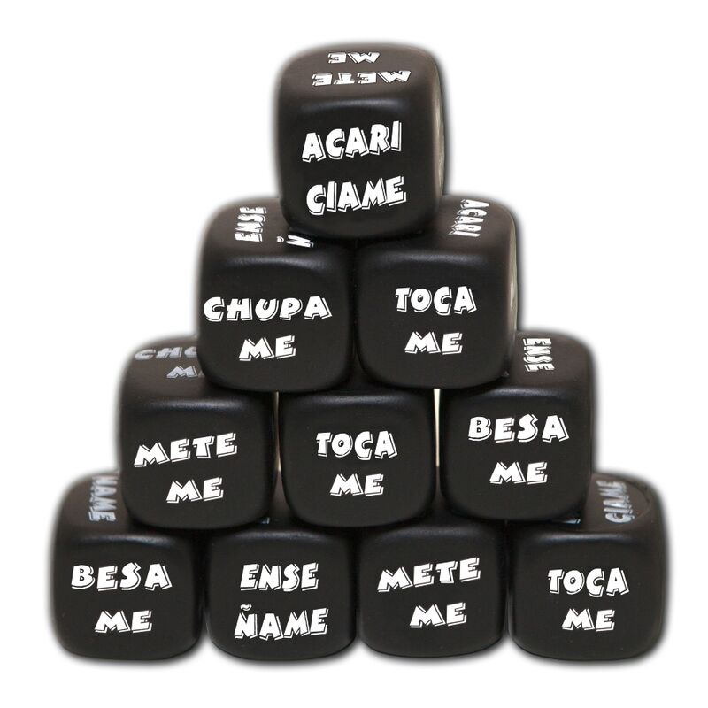 Dadi Erotici per Coppie Diablo Picante — Set 2 Dadi Neri