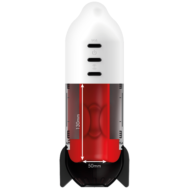 Masturbatore Maschile Vibrante Jamyjob Rocket — Compressione
