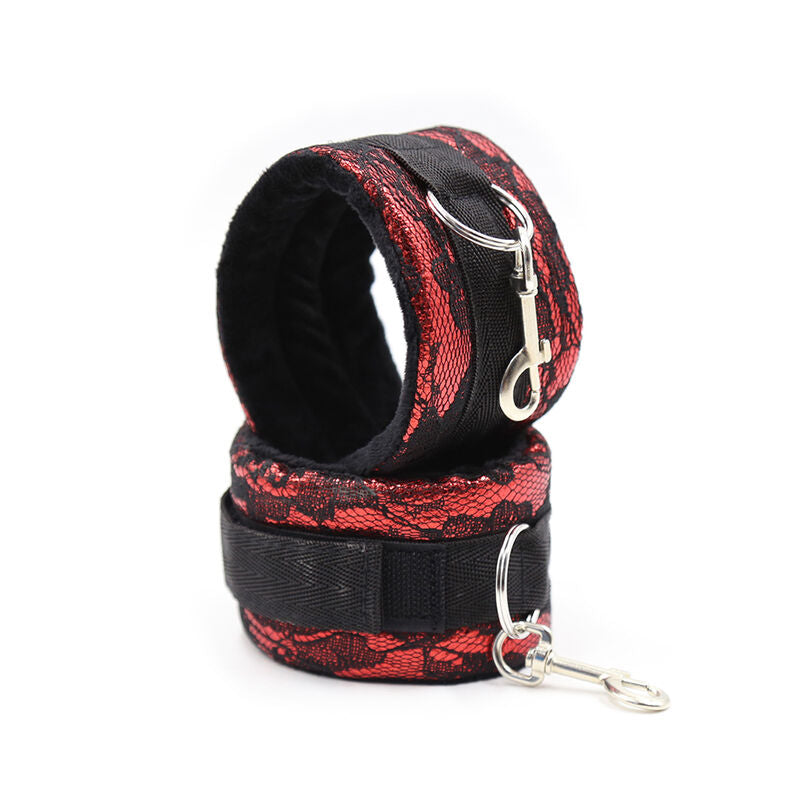 Manette BDSM in Velluto Ohmama Fetish — con Nastro in Nylon