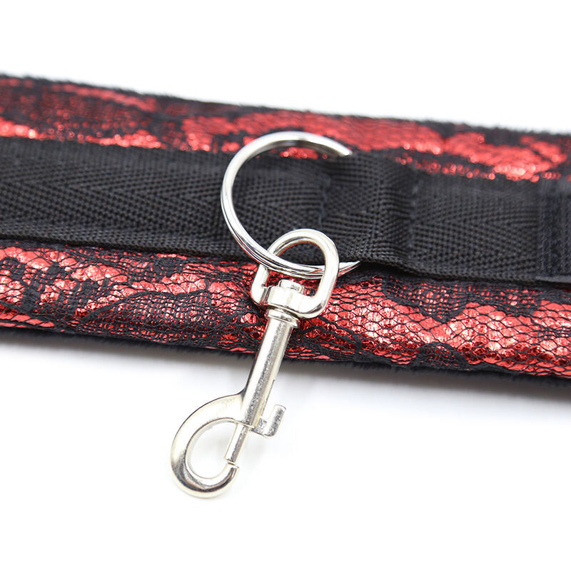 Manette BDSM in Velluto Ohmama Fetish — con Nastro in Nylon