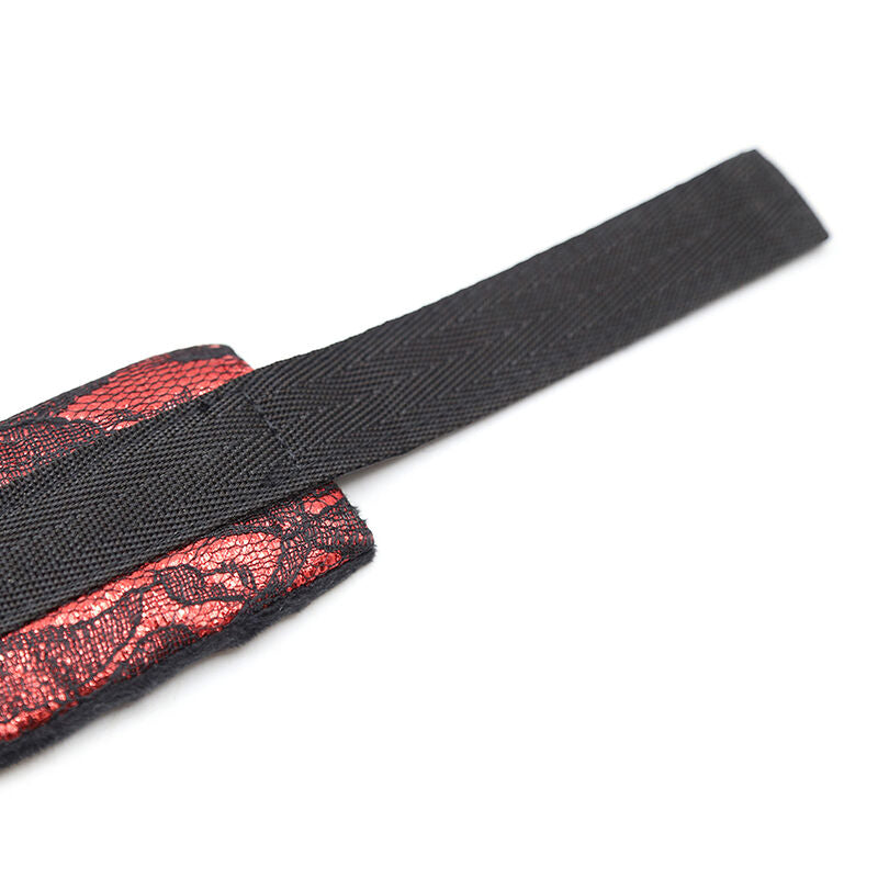 Manette BDSM in Velluto Ohmama Fetish — con Nastro in Nylon