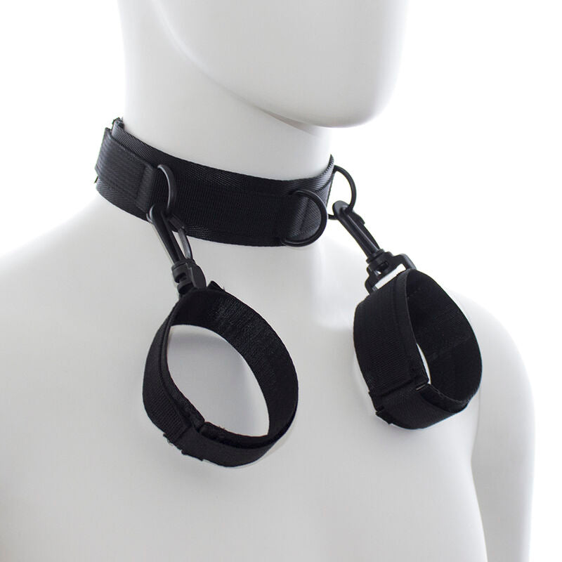 Kit Bondage Manette e Collare Ohmama Fetish — Nylon