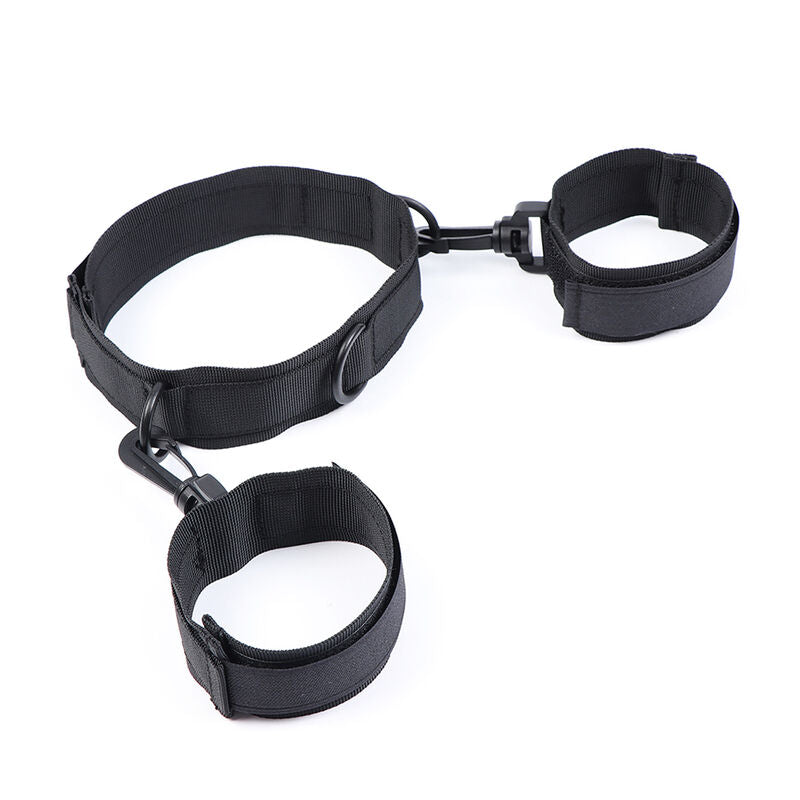 Kit Bondage Manette e Collare Ohmama Fetish — Nylon
