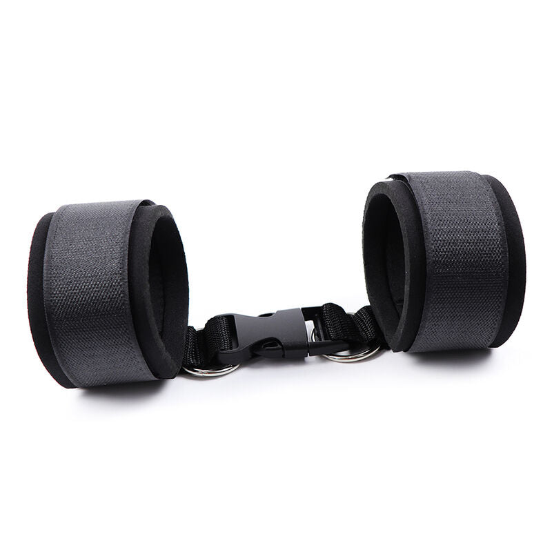 Manette BDSM in Neoprene Ohmama Fetish — con Gancio e Anello
