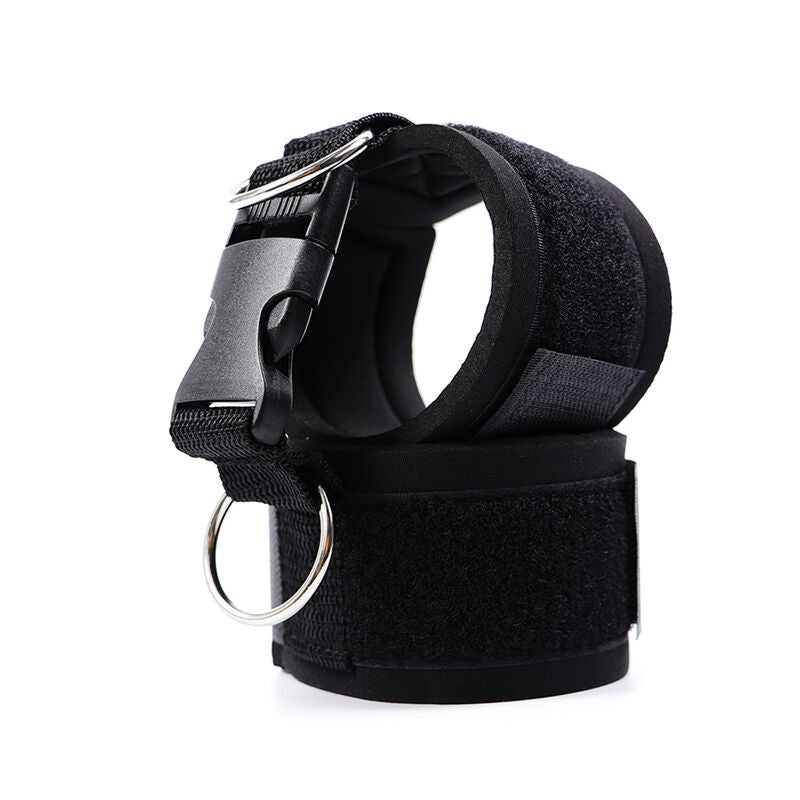 Manette BDSM in Neoprene Ohmama Fetish — con Gancio e Anello