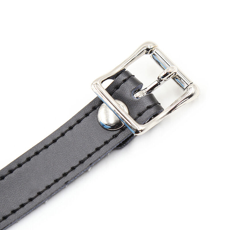 Bavaglio Ball Gag BDSM Ohmama Fetish — Silicone e Pelle