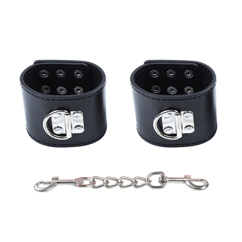 Manette BDSM con Chiusura a Scatto Ohmama Fetish — Metallo