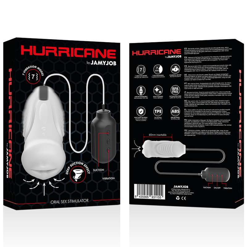 Masturbatore Orale Aspirante Jamyjob Hurricane
