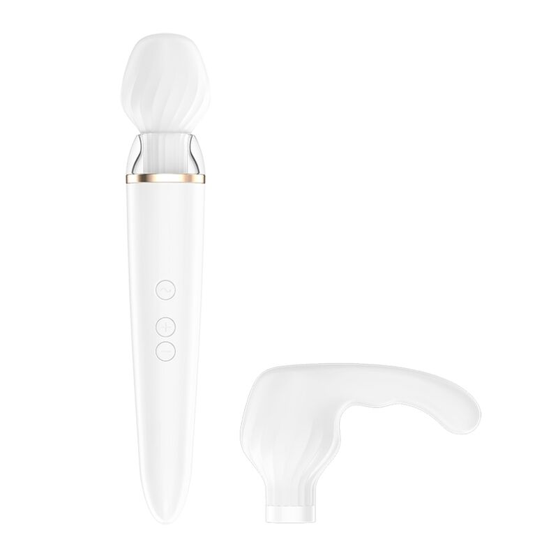 Vibratore Wand Satisfyer Double Wand-er — App, 2 Testine