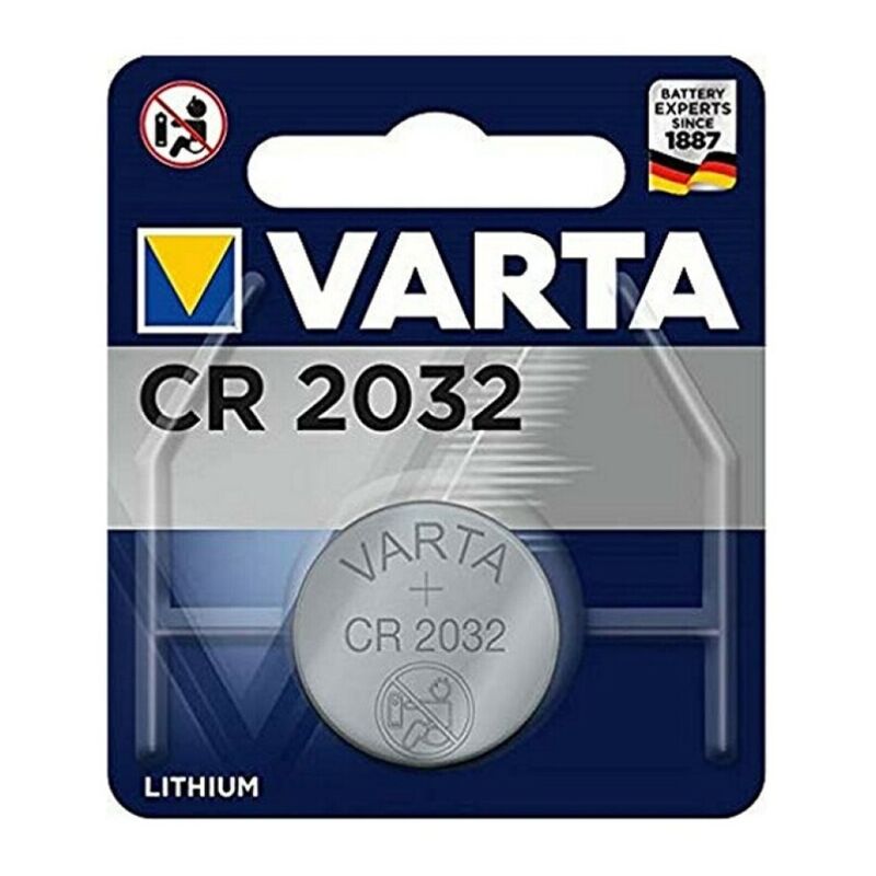 Batteria Litio Pulsante CR2032 Varta — 3V, 1 Unità