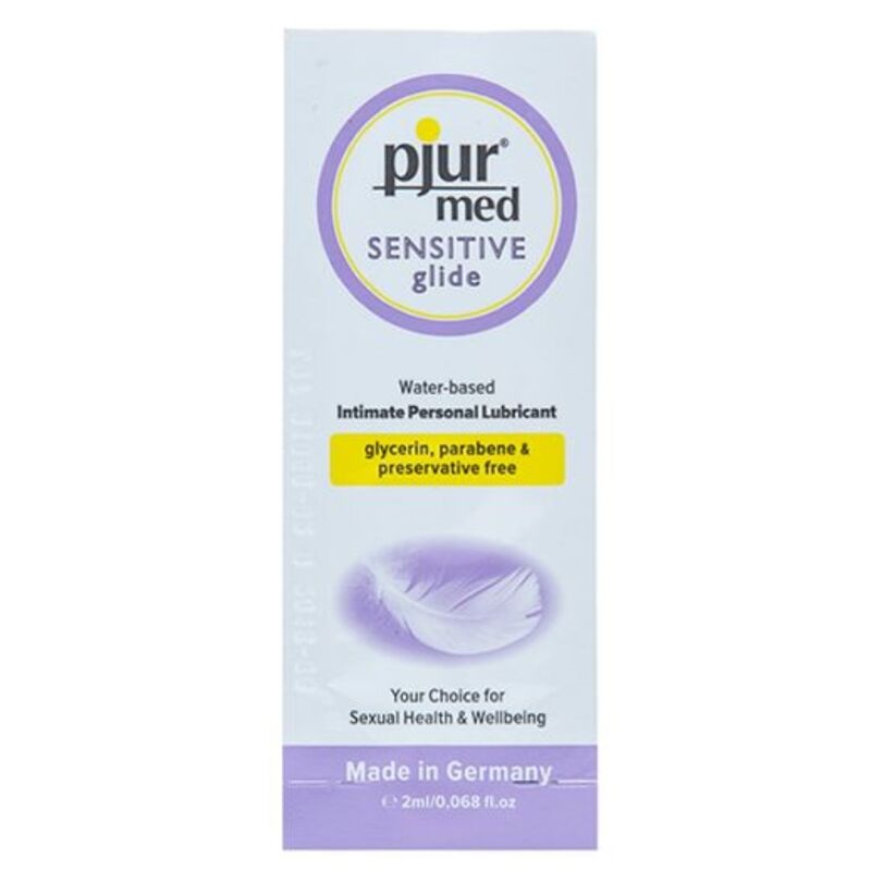 Lubrificante Intimo Base Acqua Pjur Med Sensitive Glide — 2 ml