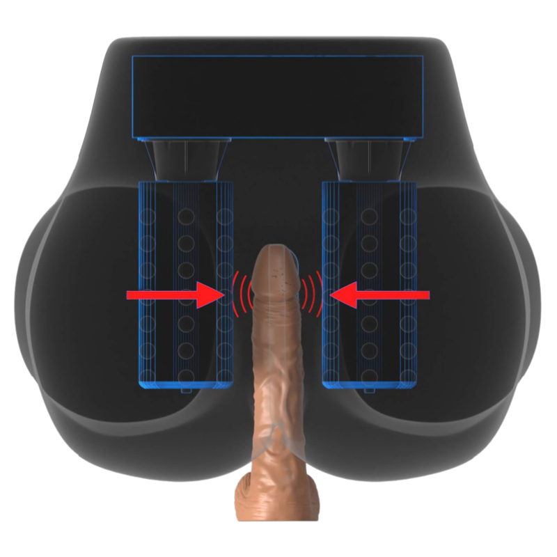 Masturbatore Maschile Rotante PDX Elite Milk Me Silly — 2 Motori