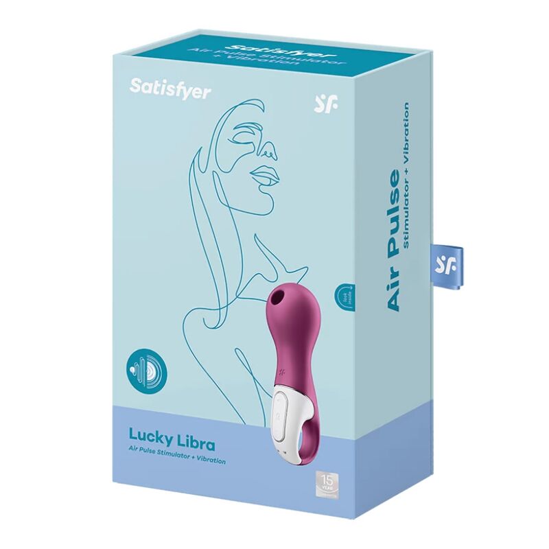 Succhia Clitoride Vibrante Satisfyer Lucky Libra — Air Pulse