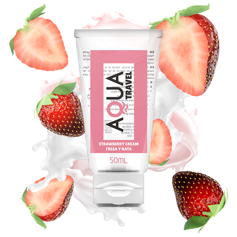 Lubrificante Intimo Base Acqua Aqua Travel — Fragola 50 ml