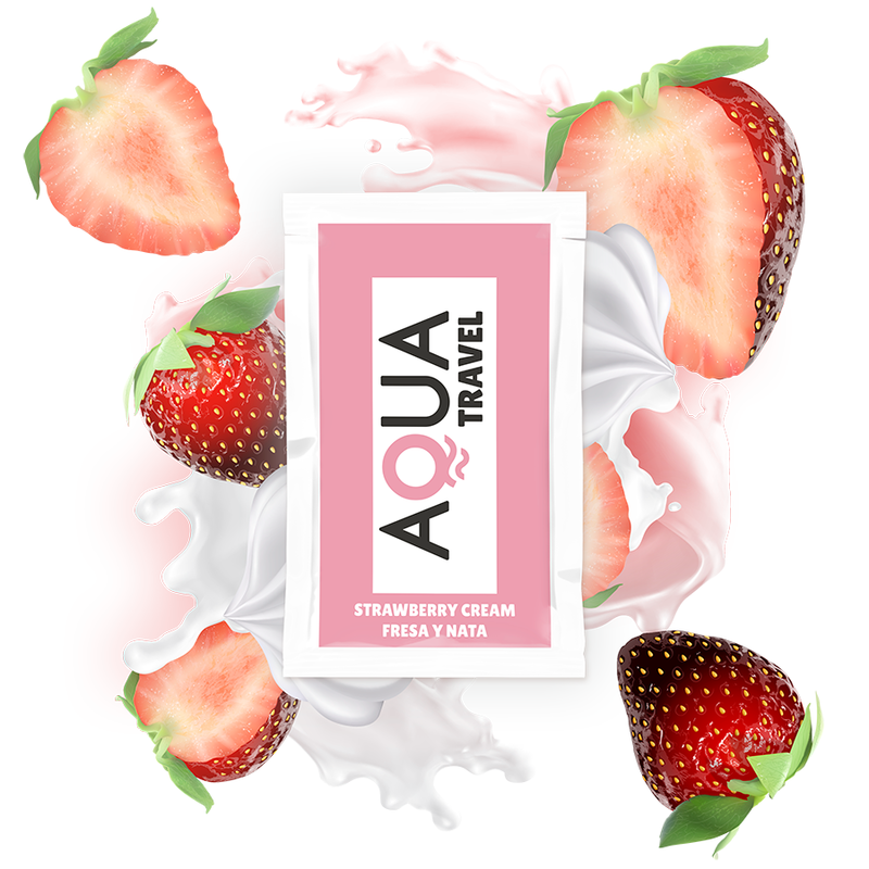 Lubrificante Intimo Base Acqua Aqua Travel — Fragola, 6 ml