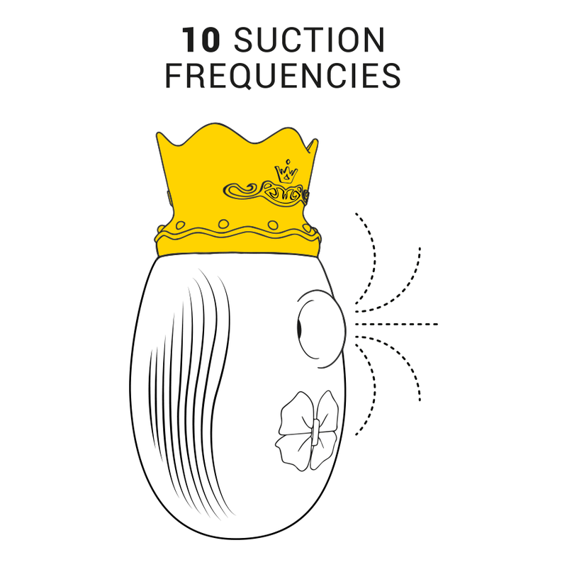 Succhia Clitoride con Leccatura Intense — 10 Modalità, Blu
