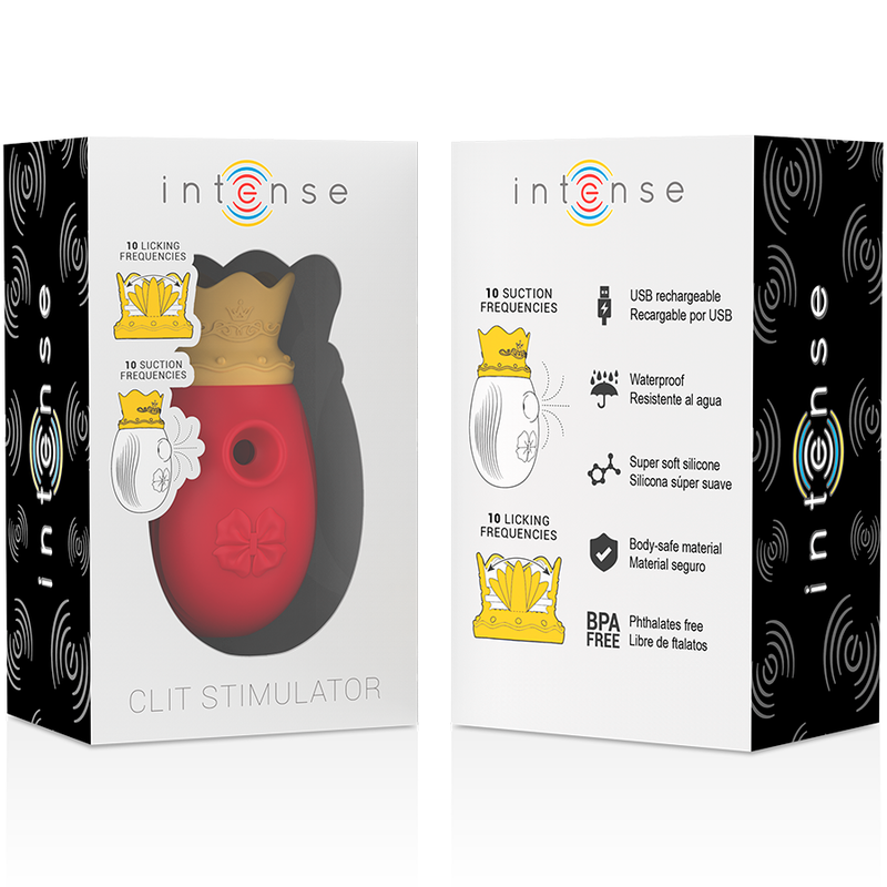 Succhia Clitoride Intense — 10 Modalità Aspirazione e Leccatura