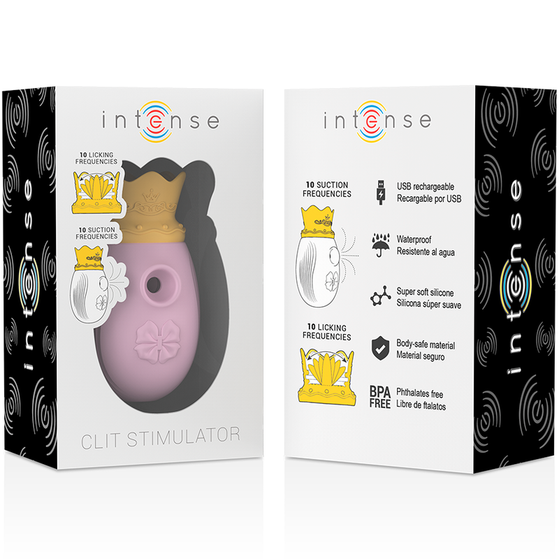 Succhia Clitoride con Leccatura Intense — 10 Modalità, Rosa
