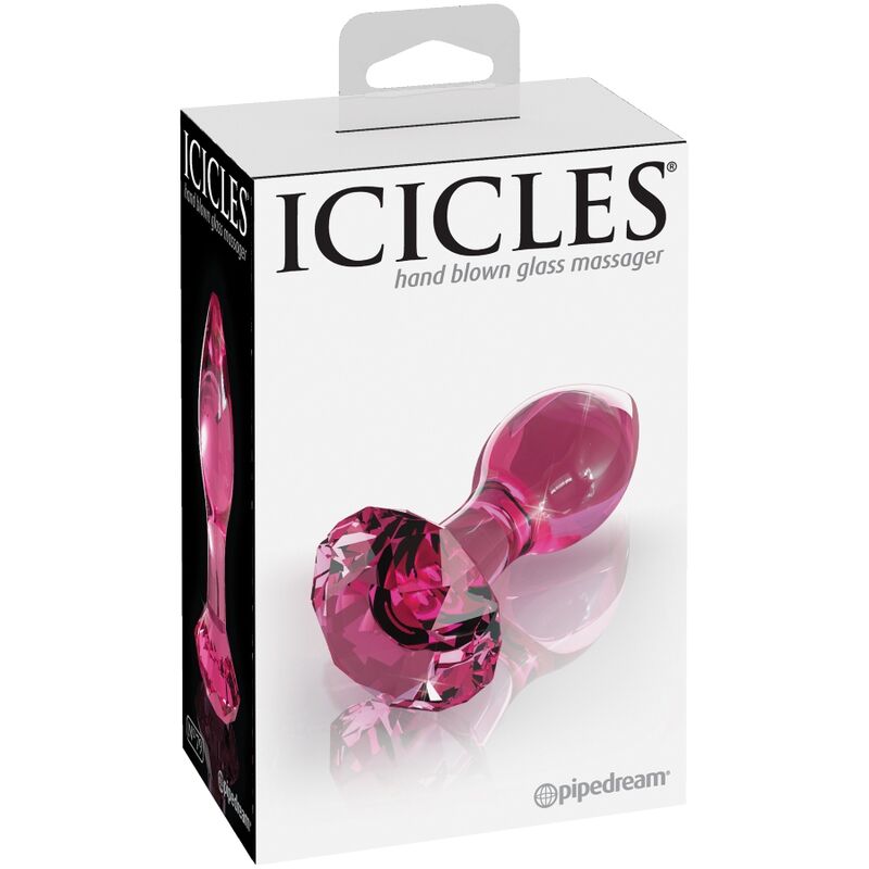 Plug Anale in Vetro Icicles N.79