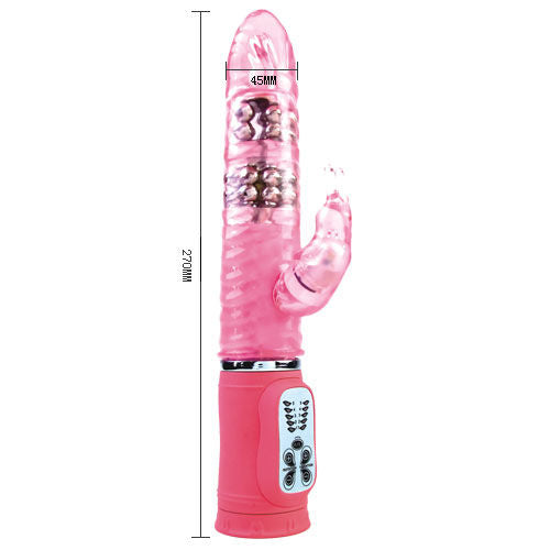 Vibratore Rabbit Rotante Baile — 10 Funzioni, 27 cm