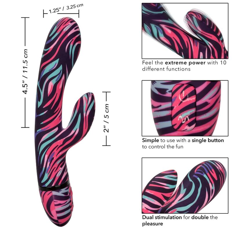 Vibratore Wand Doppio Stimolatore Calexotics Ménage à Moi