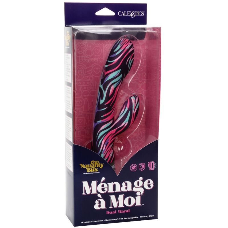 Vibratore Wand Doppio Stimolatore Calexotics Ménage à Moi