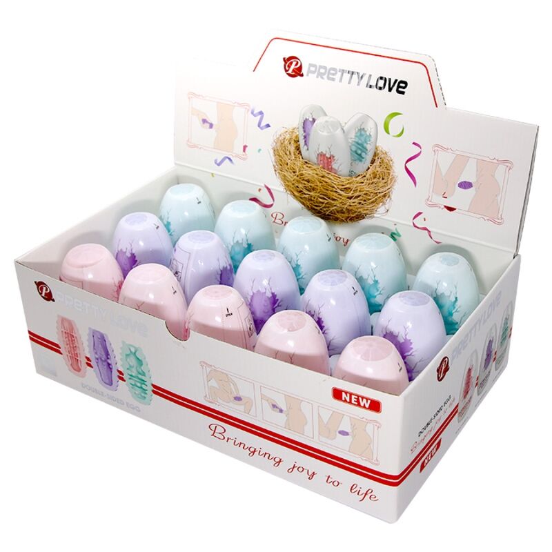 Masturbatore Maschile Uovo Pretty Love Fantastic Egg — 15 pz