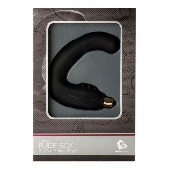 Vibratore Prostatico Rocks-Off Rude Boy — Silicone, 7 Modalità