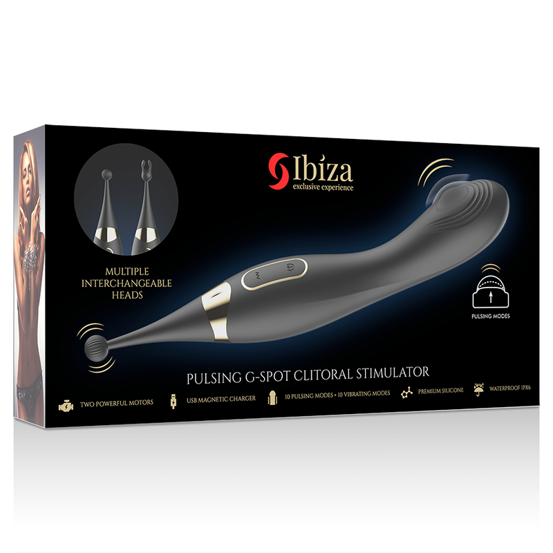 Vibratore Rabbit Punto G e Clitoride Ibiza Pulsing G-Spot