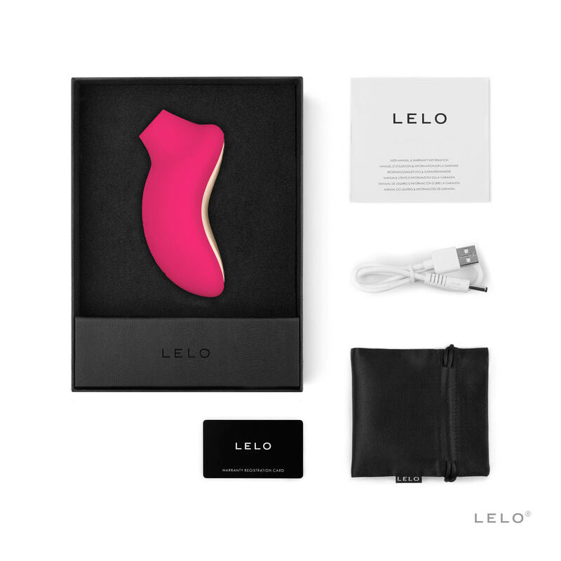 Succhia Clitoride LELO Sona 2 — Onde Soniche, Rosso