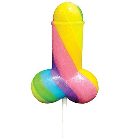 Lecca Lecca a Forma di Pene Arcobaleno Spencer & Fleetwood — 85 g
