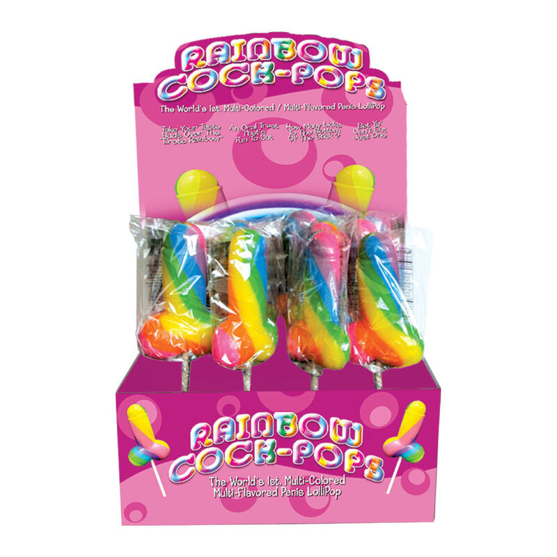 Lecca Lecca a Forma di Pene Arcobaleno Spencer & Fleetwood — 85 g