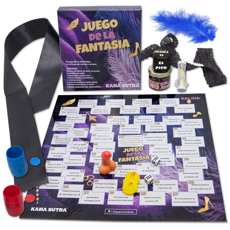 Gioco Erotico per Coppie Diablo Picante Fantasy — con Vernice Commestibile