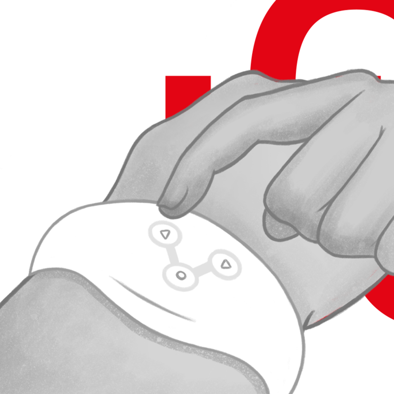 Smartwatch Telecomando Sex Toys Watchme — Wireless, Bianco