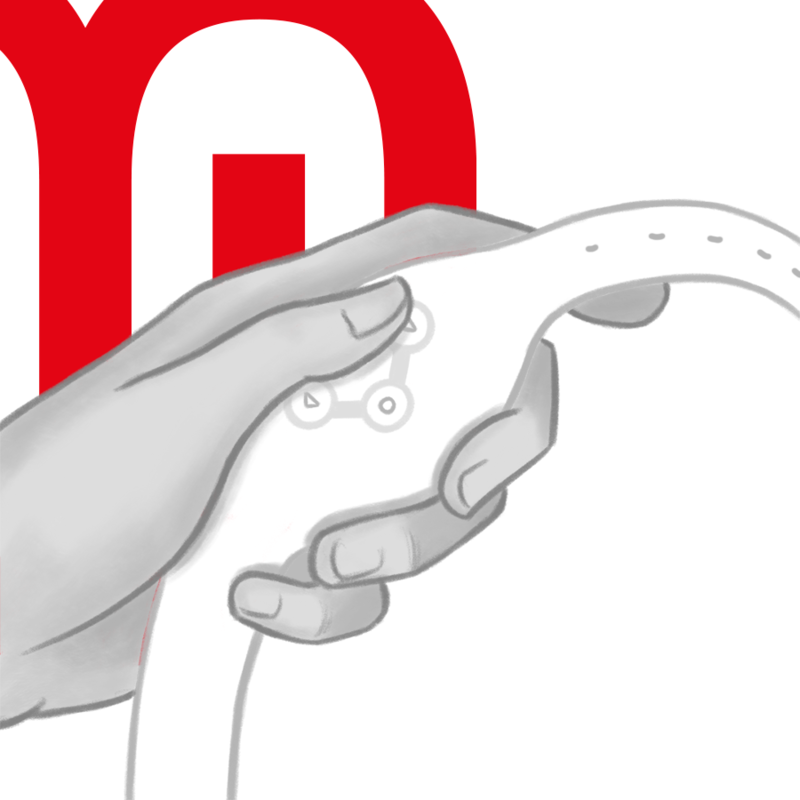 Smartwatch Telecomando Sex Toys Watchme — Wireless, Bianco