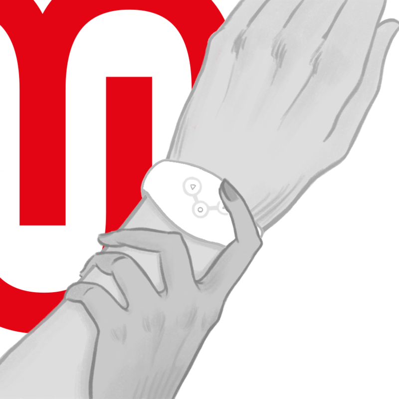 Smartwatch Telecomando Sex Toys Watchme — Wireless, Bianco