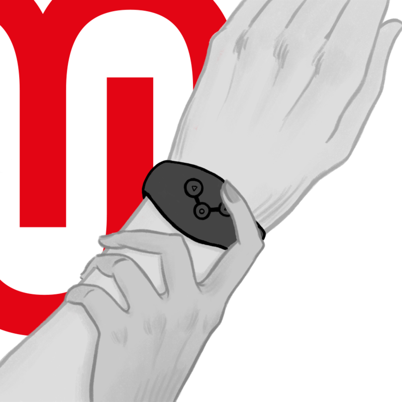Watchme - Orologio con Tecnologia Wireless Nero Getto