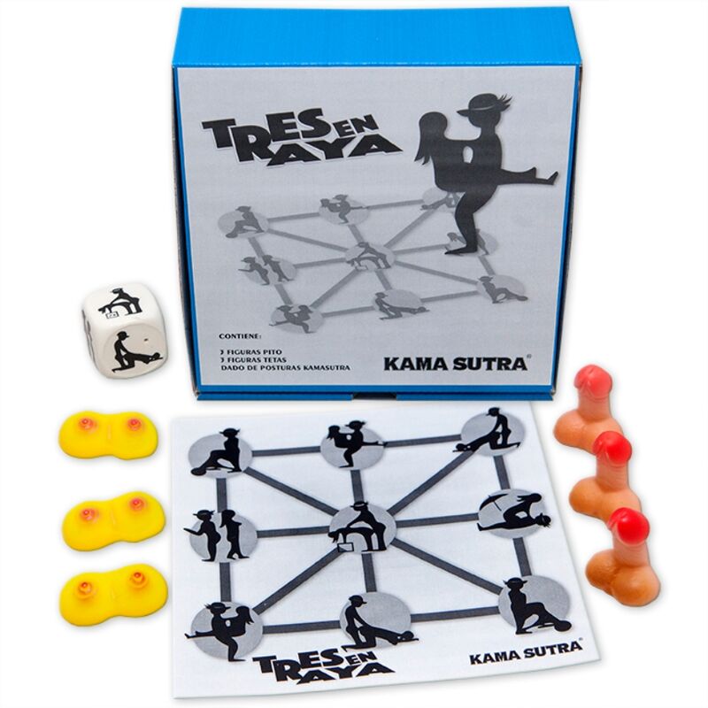 Gioco Erotico Tris Kamasutra Diablo Picante — Tabellone e Dado