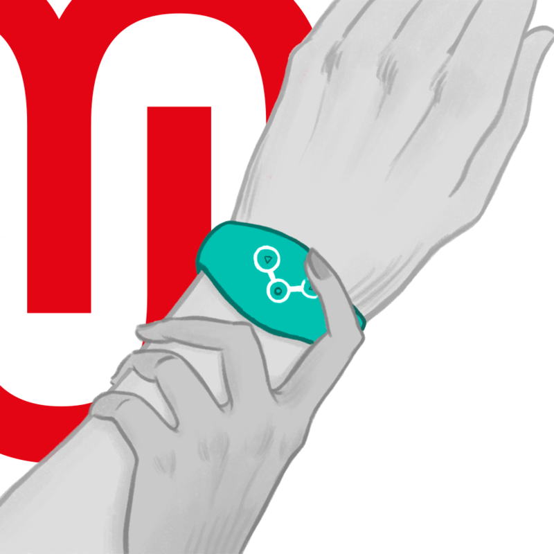 Orologio Telecomando Wireless Sex Toys Watchme — Acquamarina