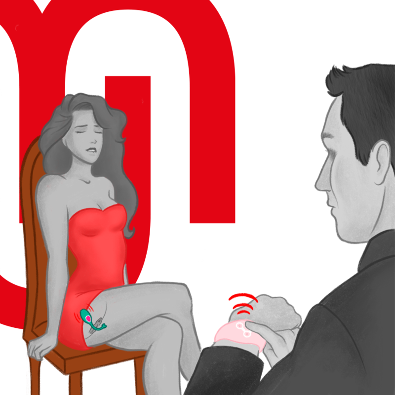 Telecomando Wireless per Sex Toys Watchme Tenore — Rosa